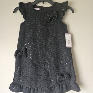 Katie May Sparkling Black Kids Dress
